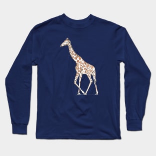 Giraffe Walking Long Sleeve T-Shirt